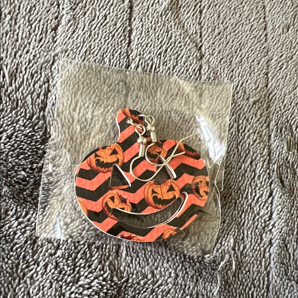 Halloween Pumpkin Earrings